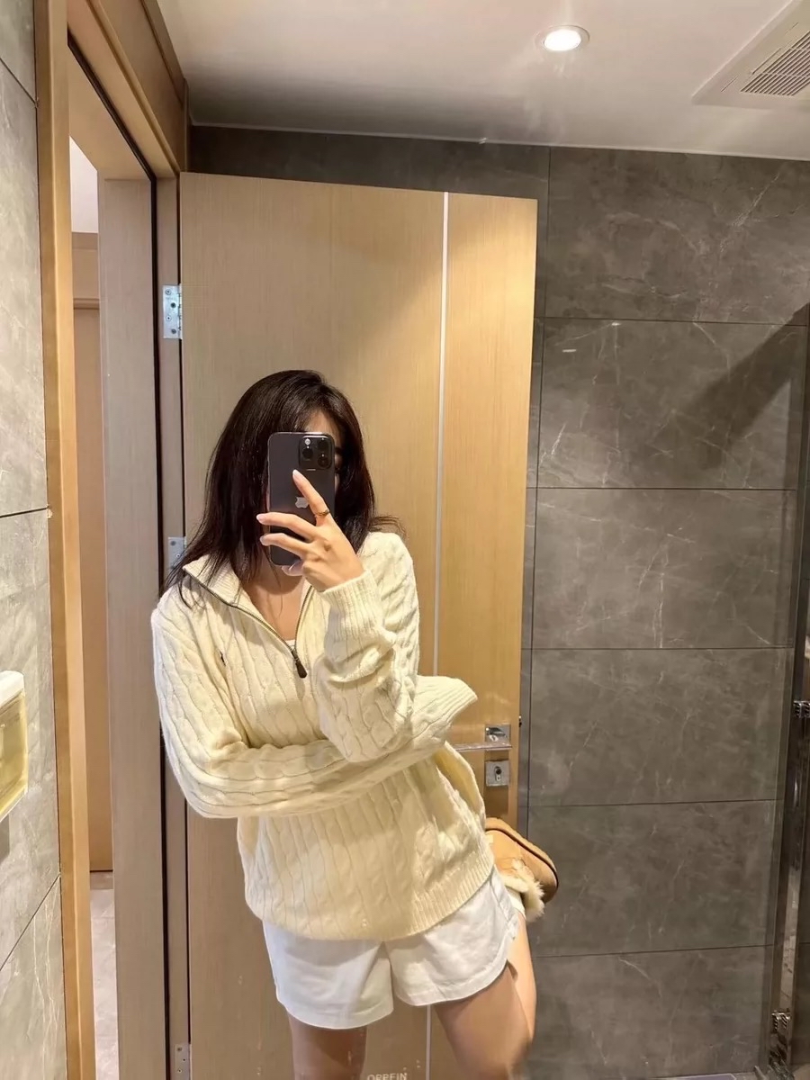 custom review-Polo Ralph Lauren FW24 Свитер Женский Бежевый