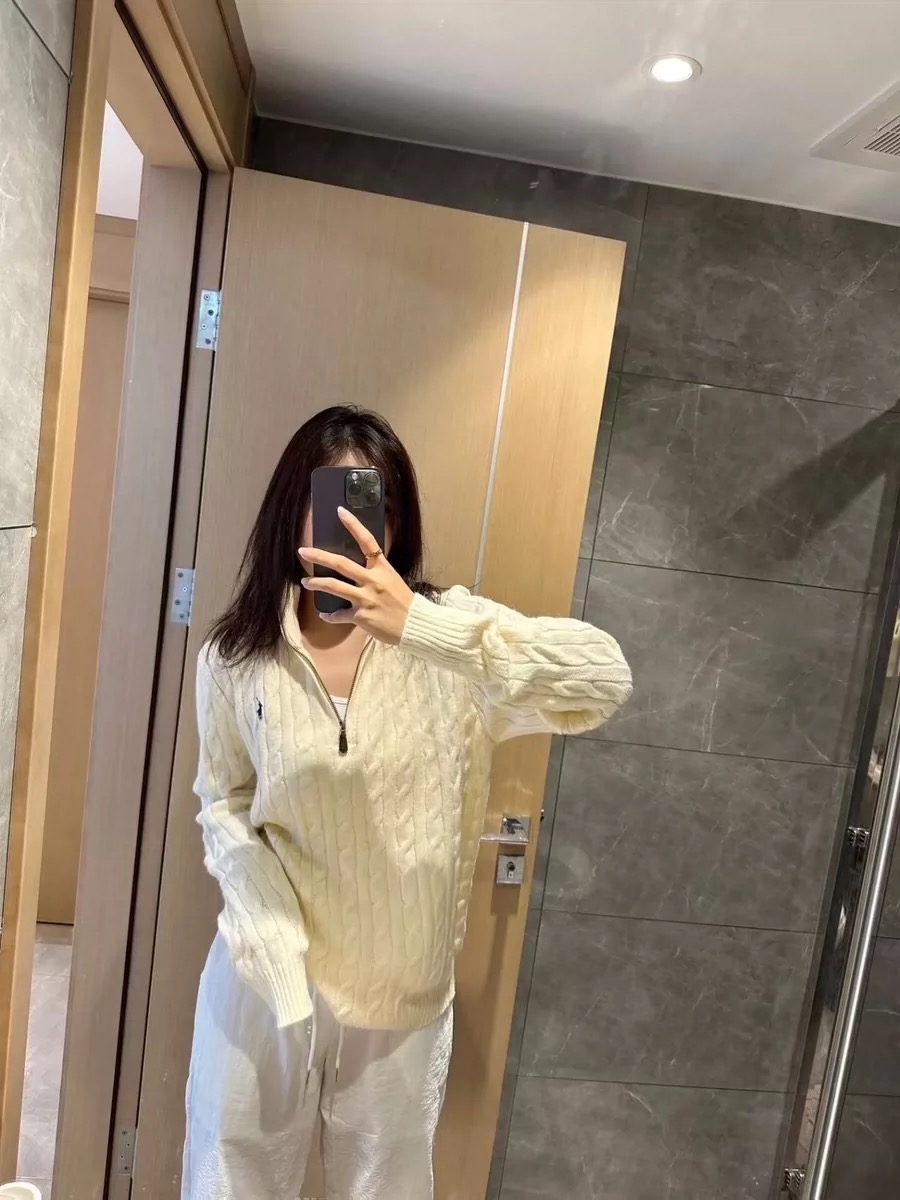 custom review-Polo Ralph Lauren FW24 Свитер Женский Бежевый