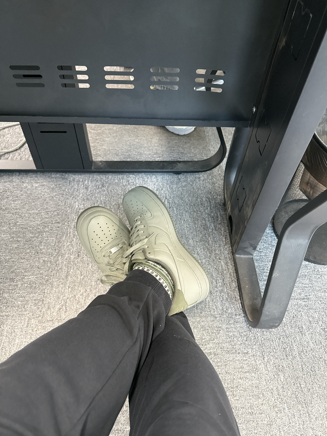 custom review-Nike Air FORCE 1 Износостойкий и Легкий Низкий Топ Скейтборд Кроссовки Мужские Коричневые