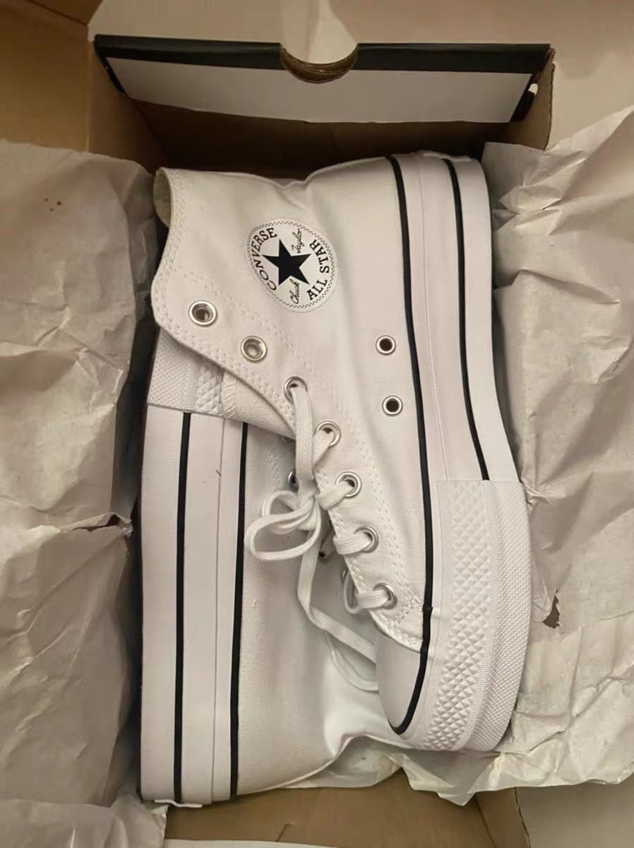 匡威all star lift厚底高帮帆布鞋