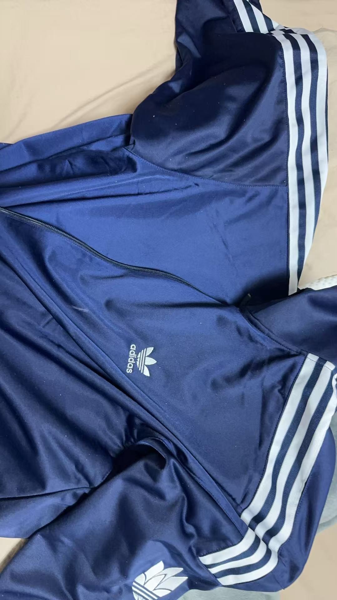 custom review-Adidas Originals Clover Series Outfit Куртки и Пальто Унисекс Темный Индиго