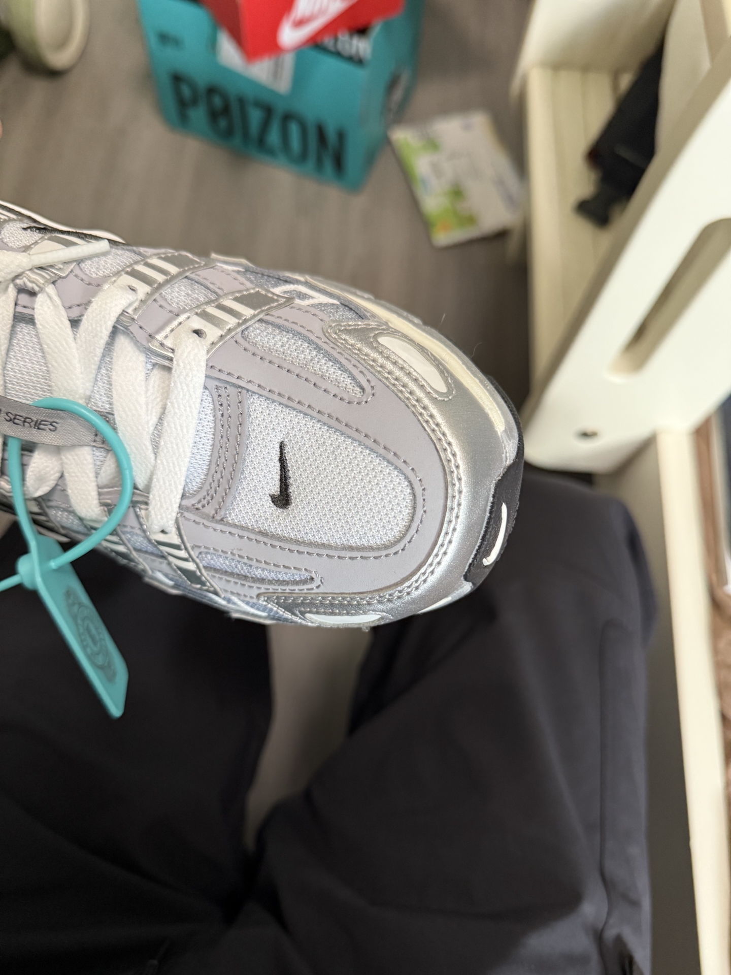 custom review-Nike P 6000 Устойчивый к истиранию Низкий Топ Повседневная Беговая Обувь Мужская Серебристо-Серый