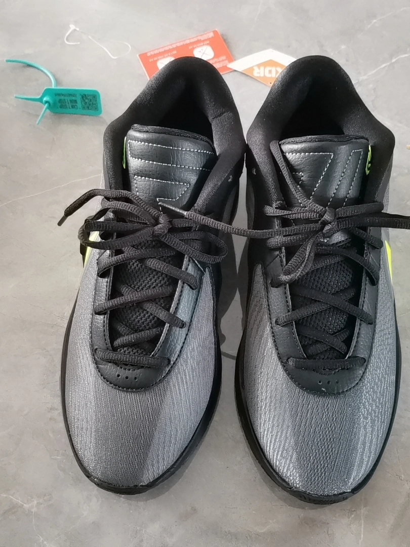 custom review-Nike Giannis Freak 6 Slip-resistant Abrasion-resistant Low-top Баскетбольные кроссовки Мужские Черный Зеленый Азиатская версия