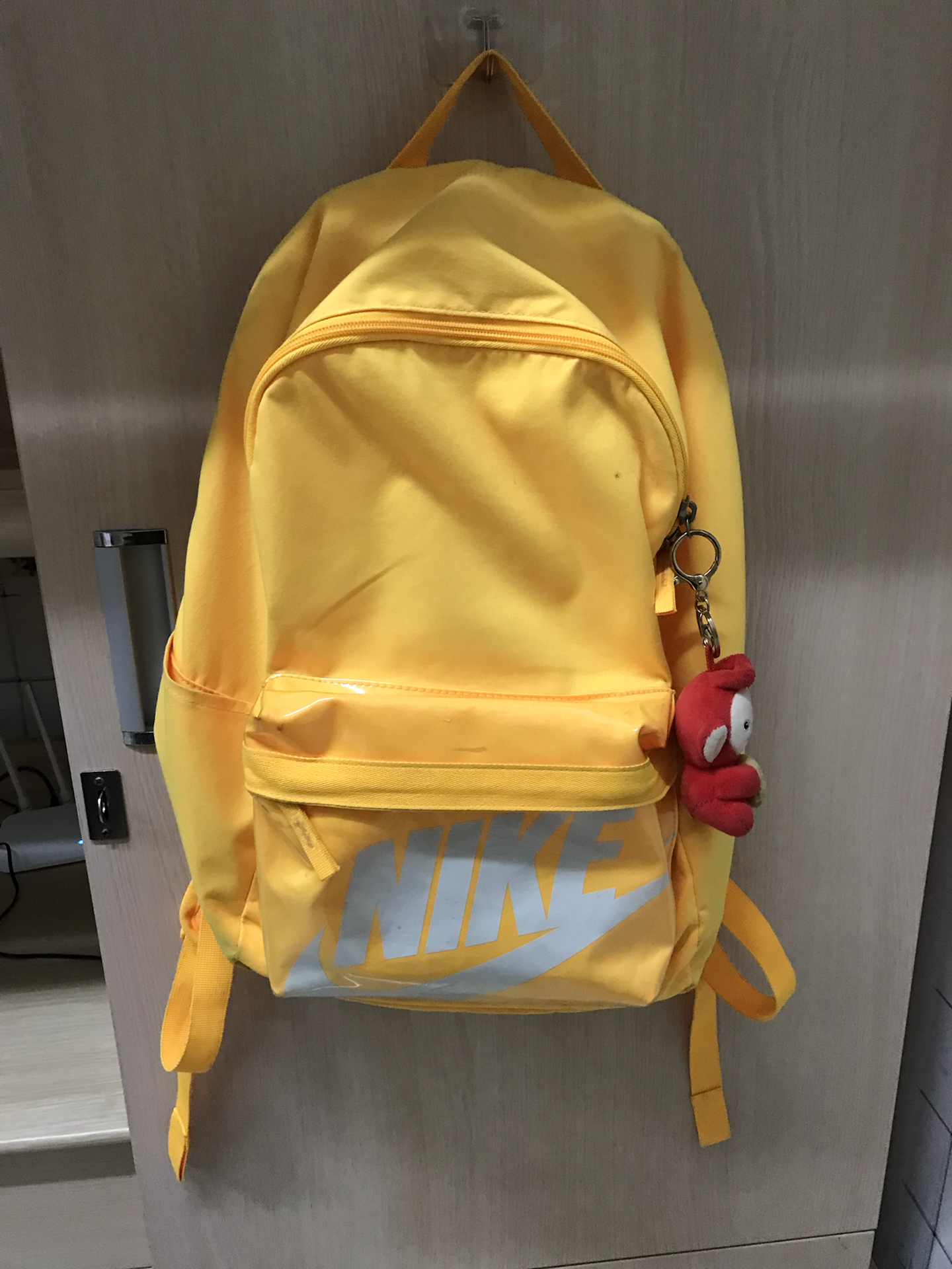 custom review-Nike Heritage Полиэстер Рюкзак Стандартный (Standard) Унисекс Лазер Оранжевый