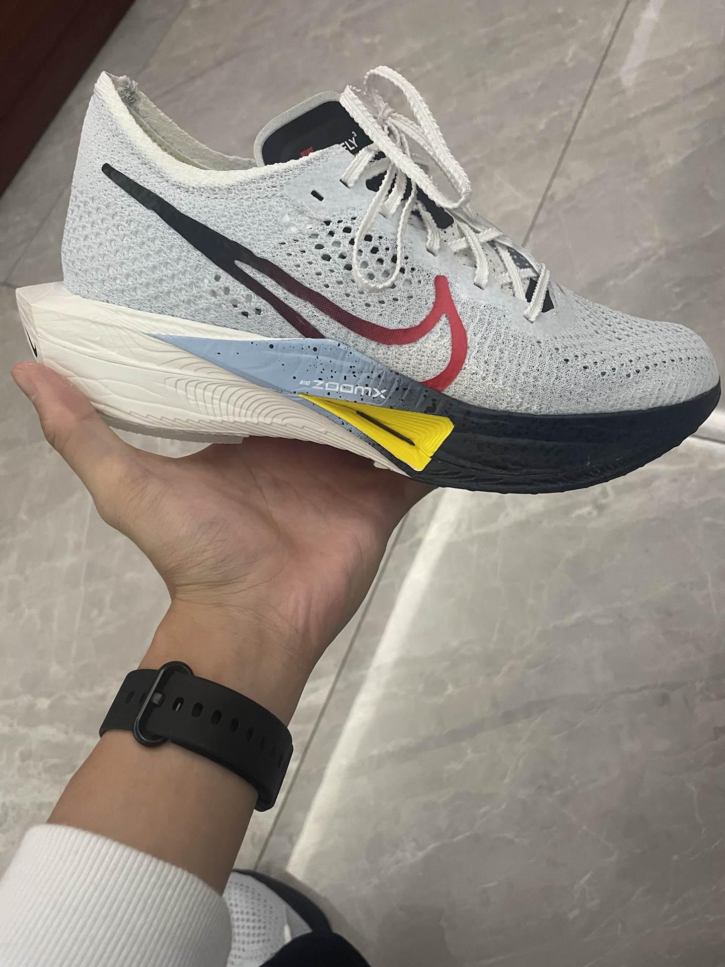 custom review-Nike ZoomX Vaporfly 3 Low Топ Марафон Длинный Бег Гонка Беговые Кроссовки Мужской Синий