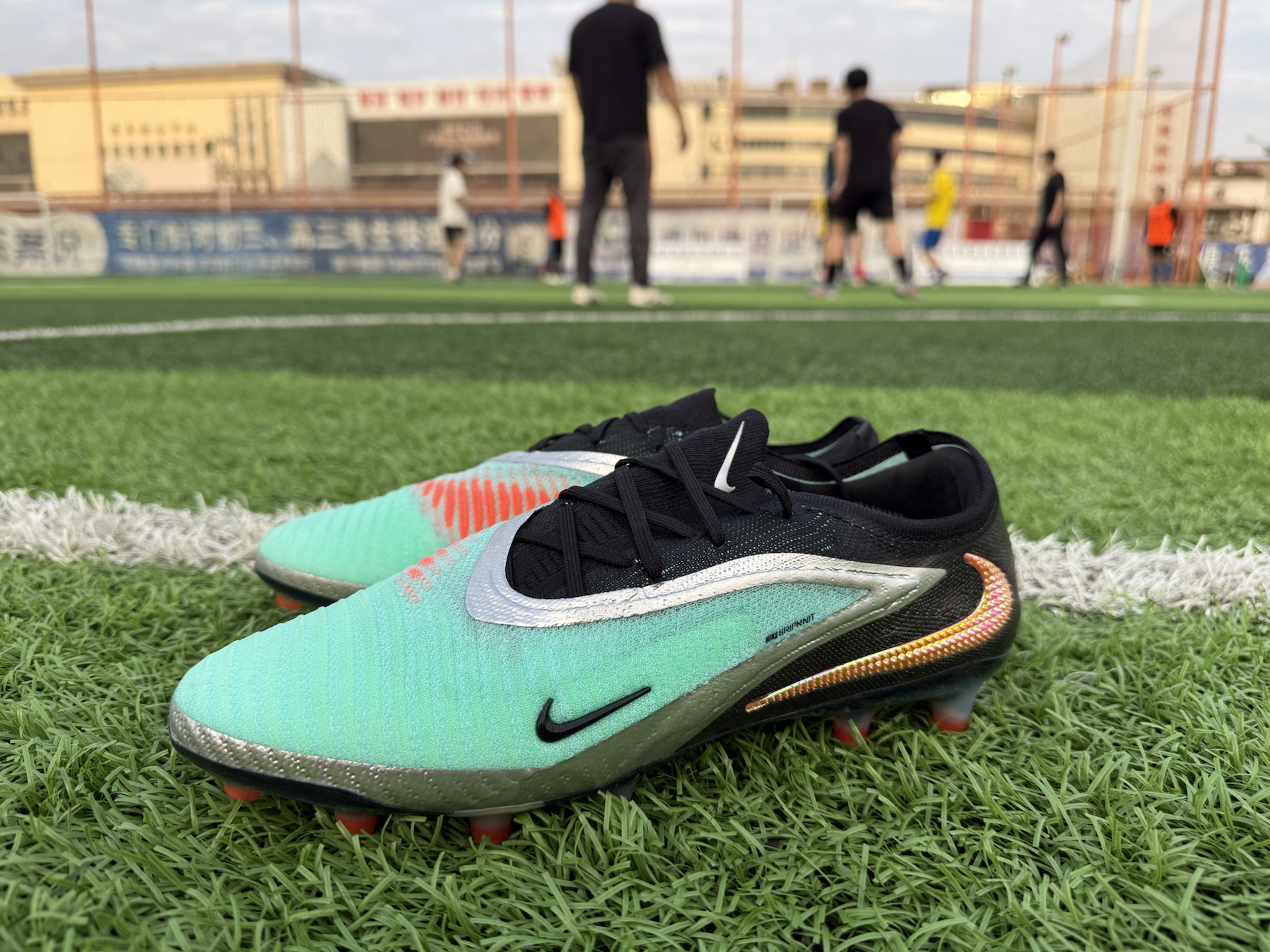 custom review-Nike Искусственный Шипы Устойчивые к Износу Футбольные бутсы Унисекс Черный Зеленый