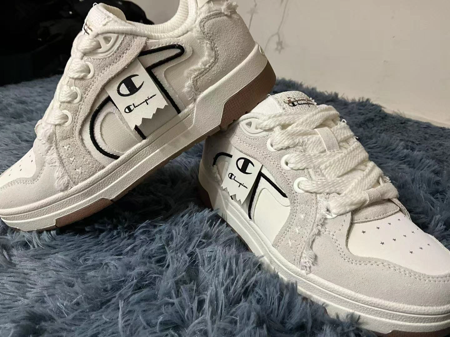 custom review-Champion Low Top Скейтборд Кроссовки Унисекс Молочно-белый