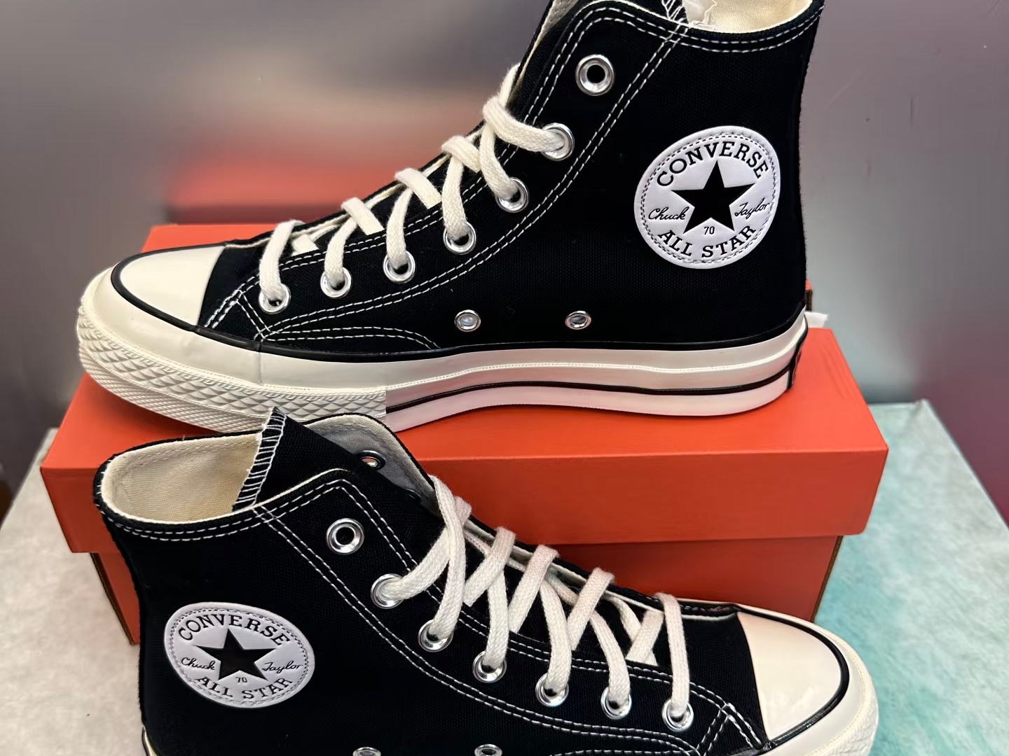 custom review-Converse Chuck 70 High Топ Кеды Унисекс Черный