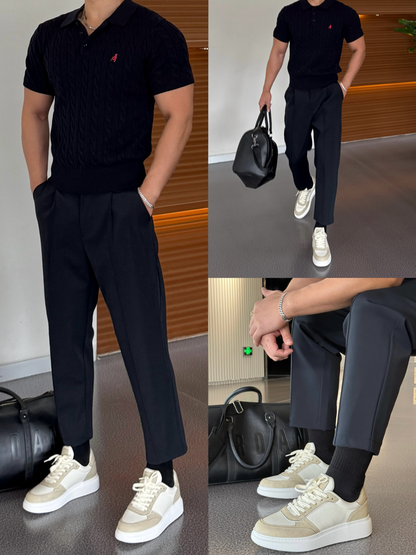 ⚫️👌🏽180➕高壮男生trainer板鞋穿搭