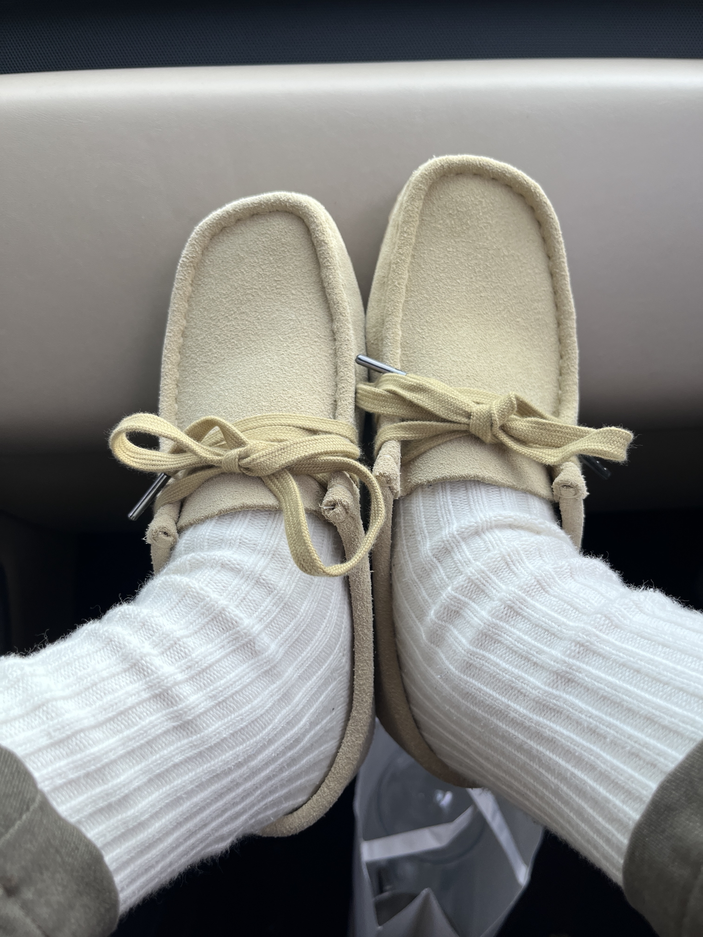 custom review-Clarks ORIGINALS Спилок Коровья Кожа Дышащая Низкий Верх Повседневная Обувь Женская Желтая