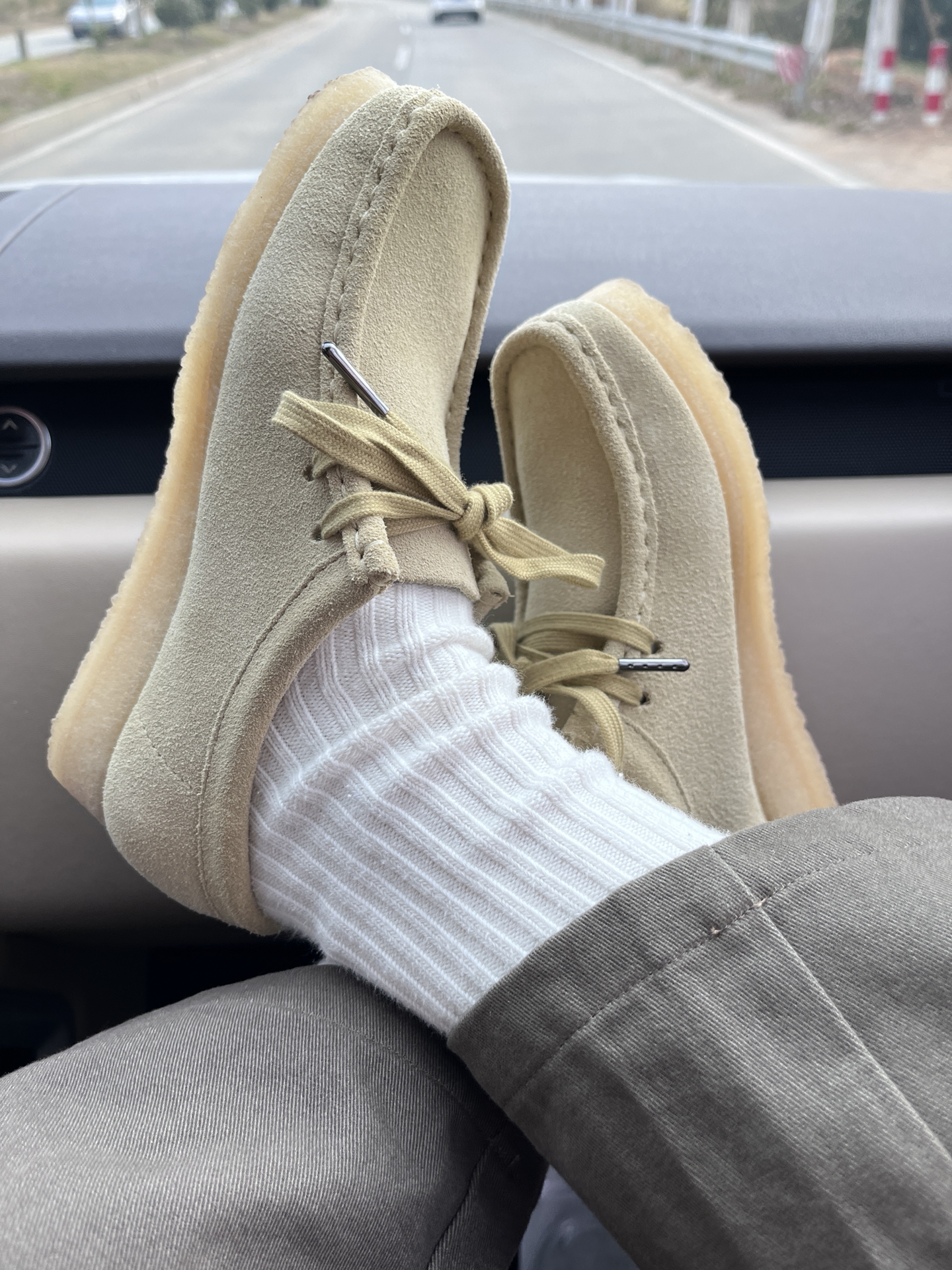 custom review-Clarks ORIGINALS Спилок Коровья Кожа Дышащая Низкий Верх Повседневная Обувь Женская Желтая