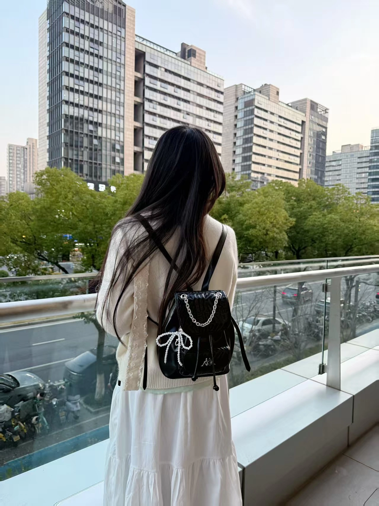 custom review-KAPPA Полиуретан CHANEL Inspired Рюкзак Школьный Рюкзак Цепочка для Коммутирования Женский Классический Черный