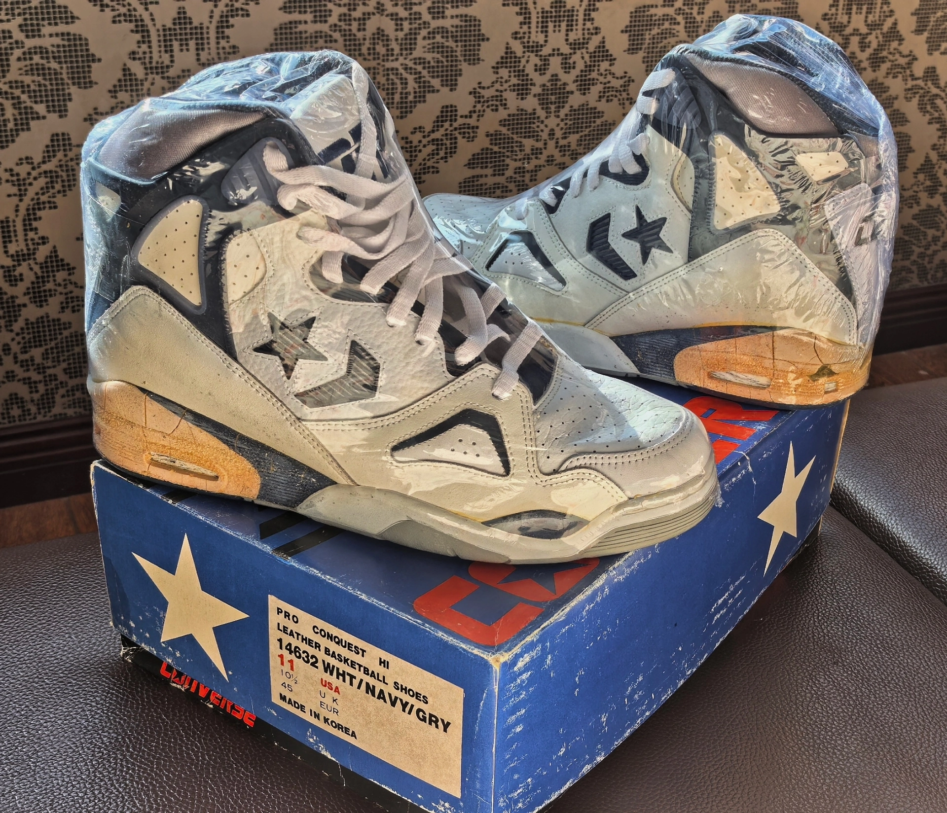 无需赘述的一双灌篮高手球鞋,黑白原色湘北队中锋大猩猩赤木刚宪上脚