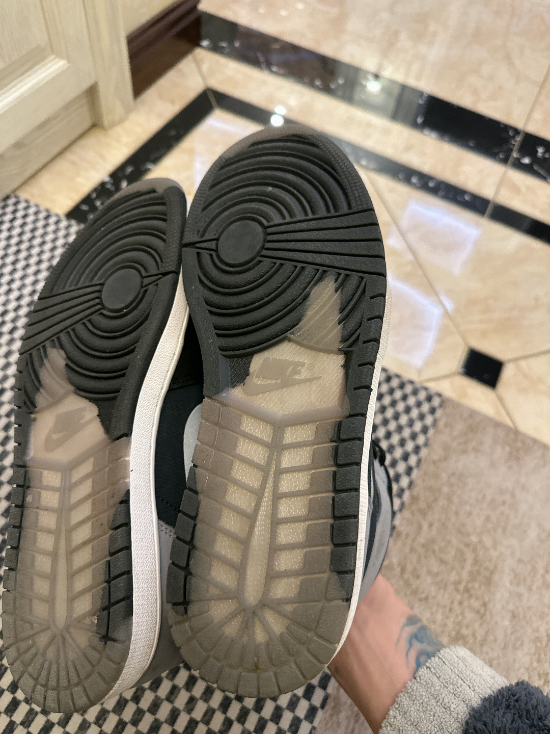 custom review-Jordan Air Jordan 1 Элемент Gore Tex 'Particle Gray' Высокие Кеды Винтажные Баскетбольные Кроссовки Мужские