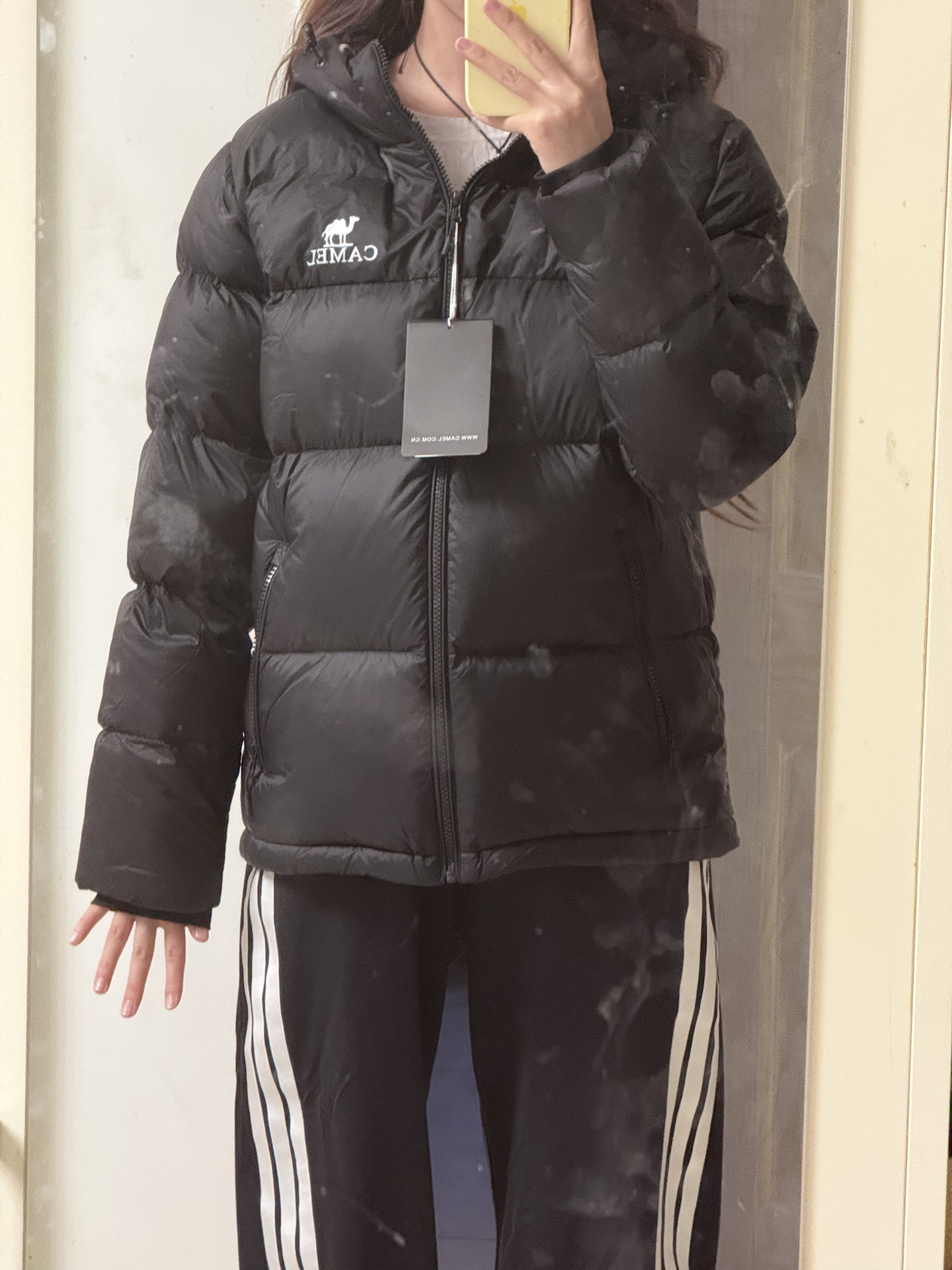 custom review-CAMEL Антистатический Многоцветный Ветрозащитный С капюшоном Пуховая куртка Термостатический Пуховик Унисекс