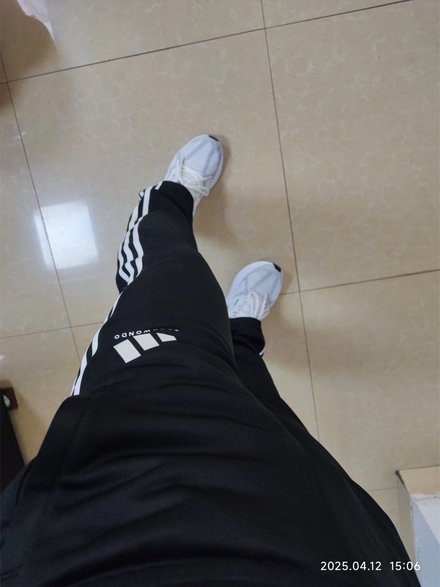 custom review-Adidas Taekwondo Вязаные Тренировочные Штаны Унисекс Черные