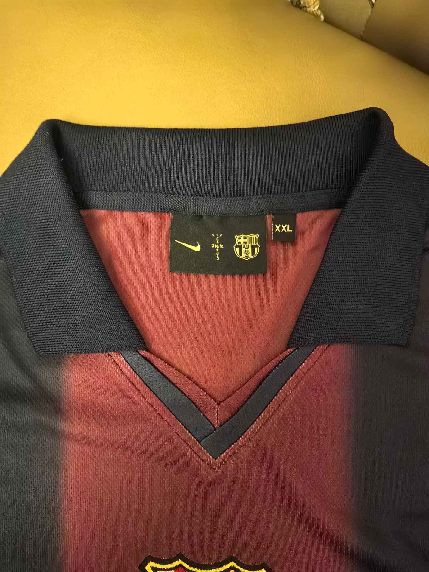 custom review-Travis Scott Barcelona X Nike Collaboration SS25 Футбол Джерси Унисекс