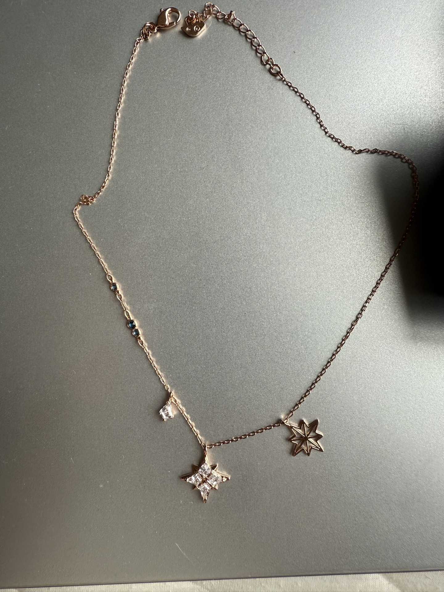 custom review-Swarovski Symbolica Искусственный хрусталь Ожерелье Женское Розовое золото с покрытием