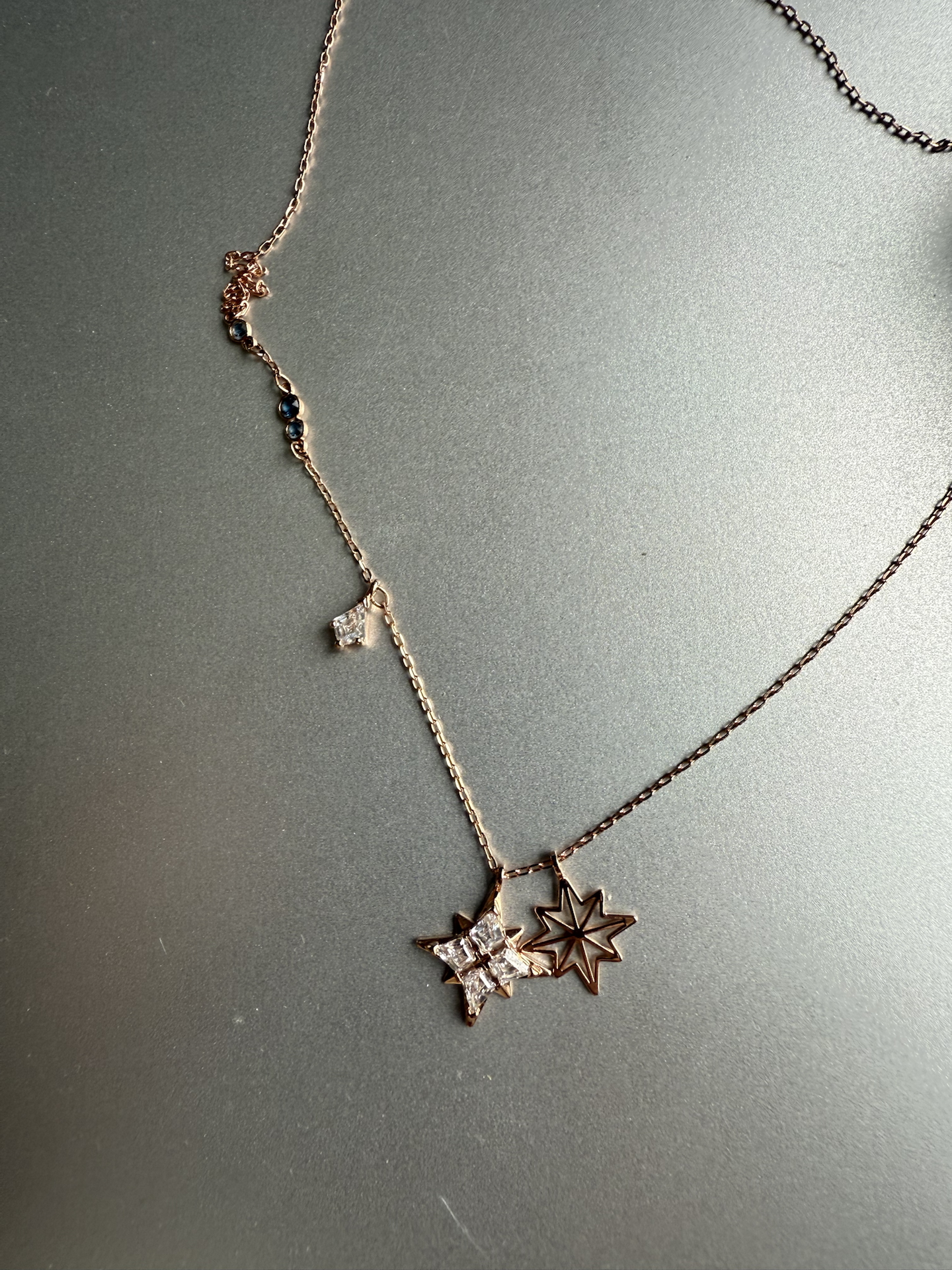 custom review-Swarovski Symbolica Искусственный хрусталь Ожерелье Женское Розовое золото с покрытием