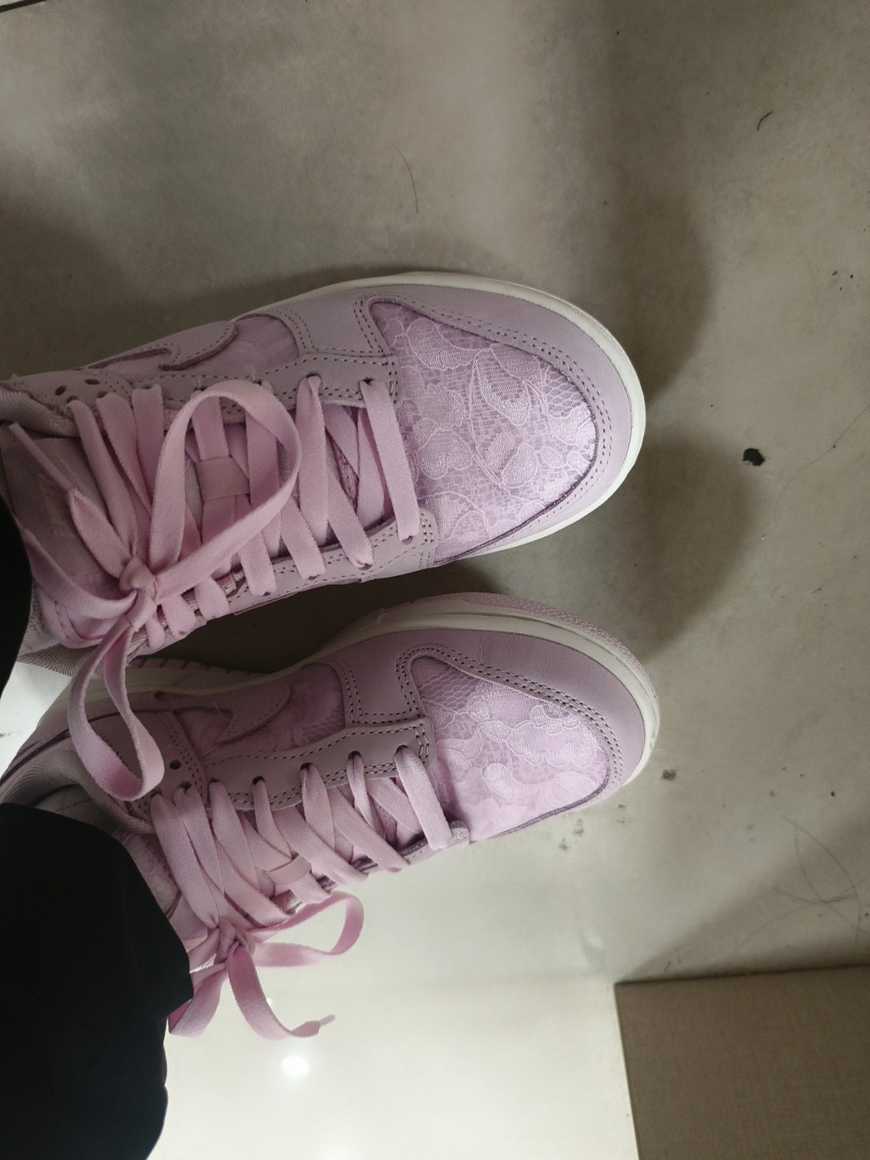 custom review-Nike Dunk Slip-on Устойчивый к истиранию Низкий Топ Скейтбординг Женские Розовые