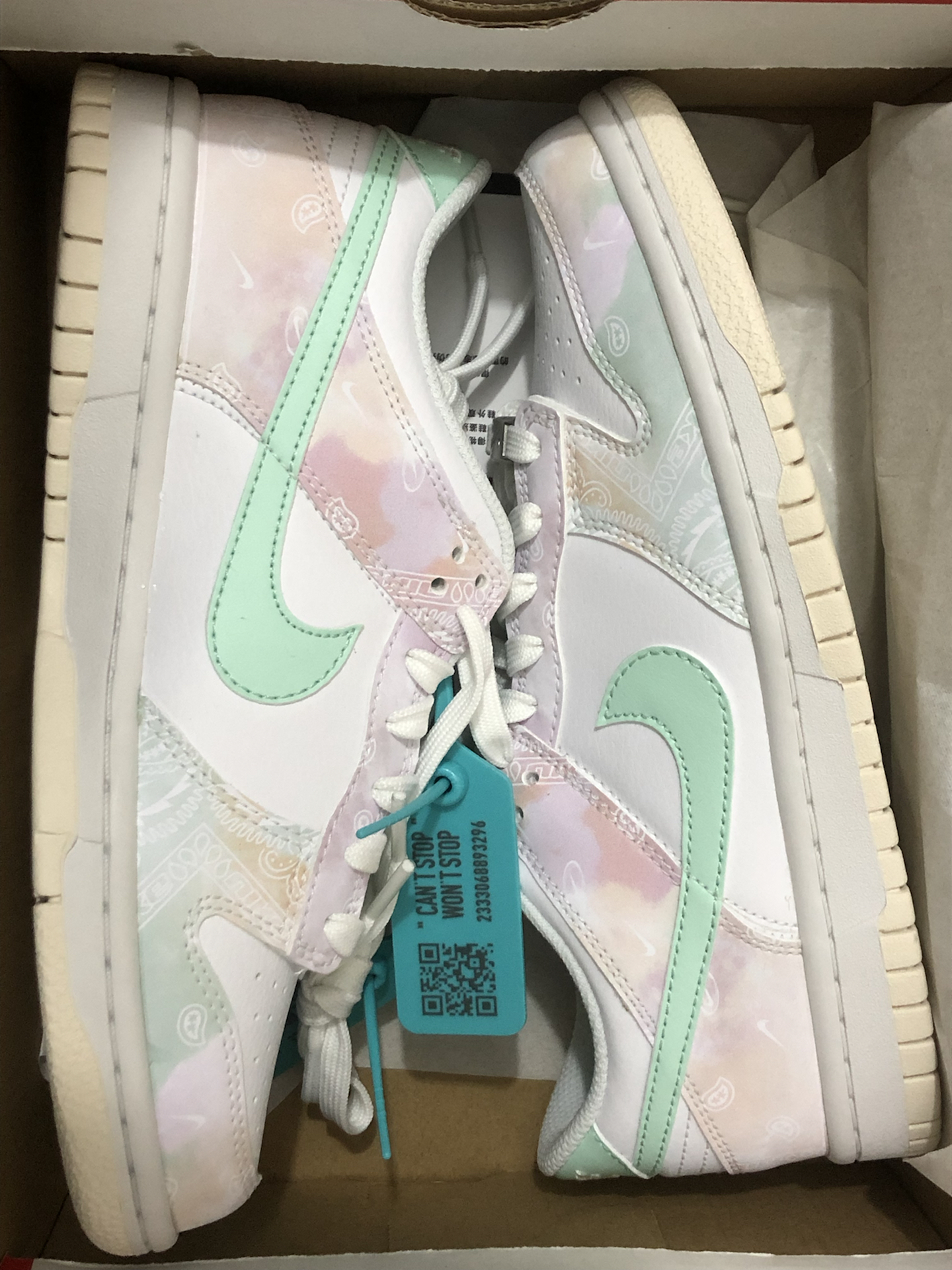 夏日腰果花nike鞋
