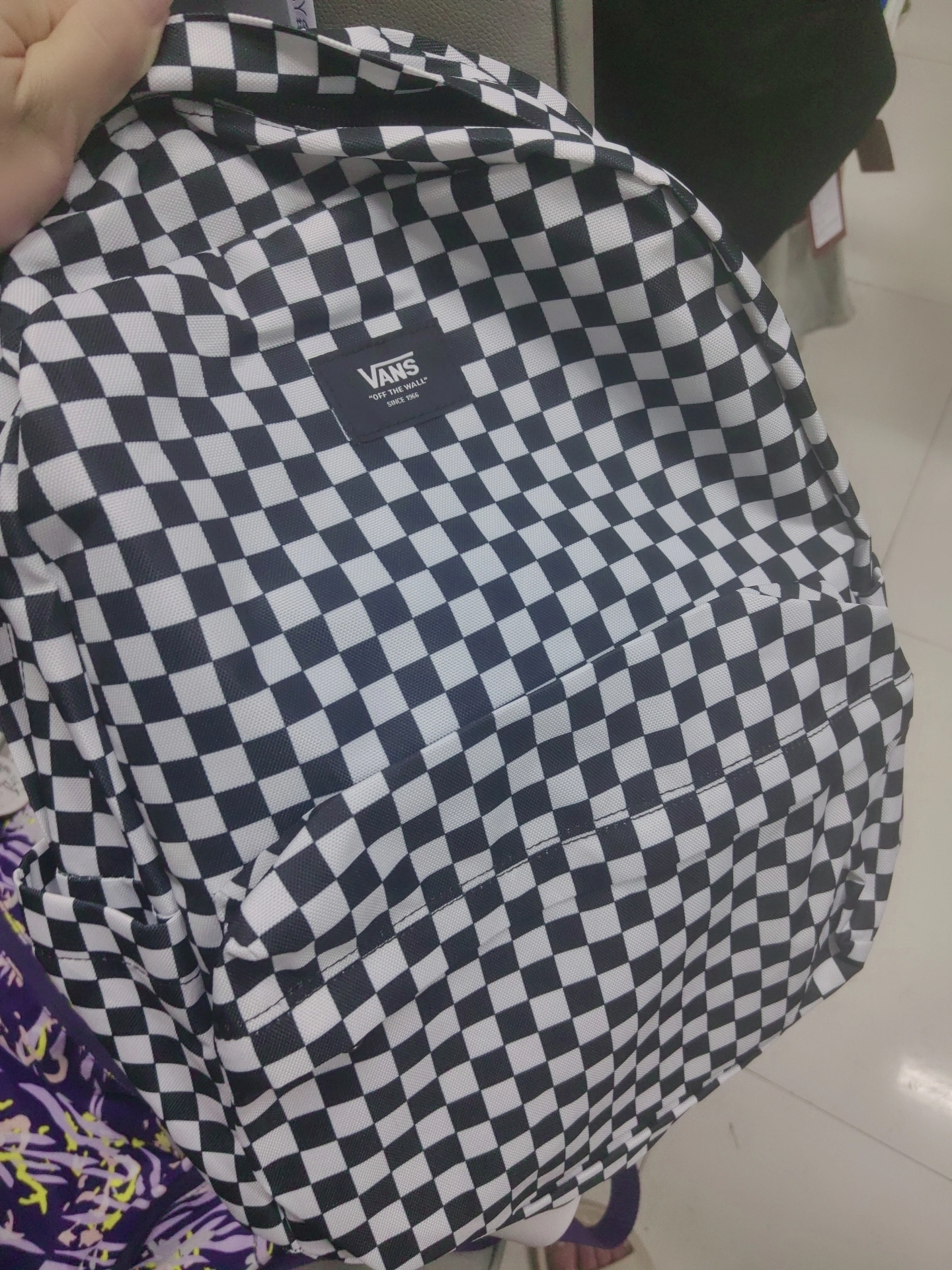 custom review-VANS Полиэстер Рюкзак Стандартный (Standard) Унисекс Черный Белый