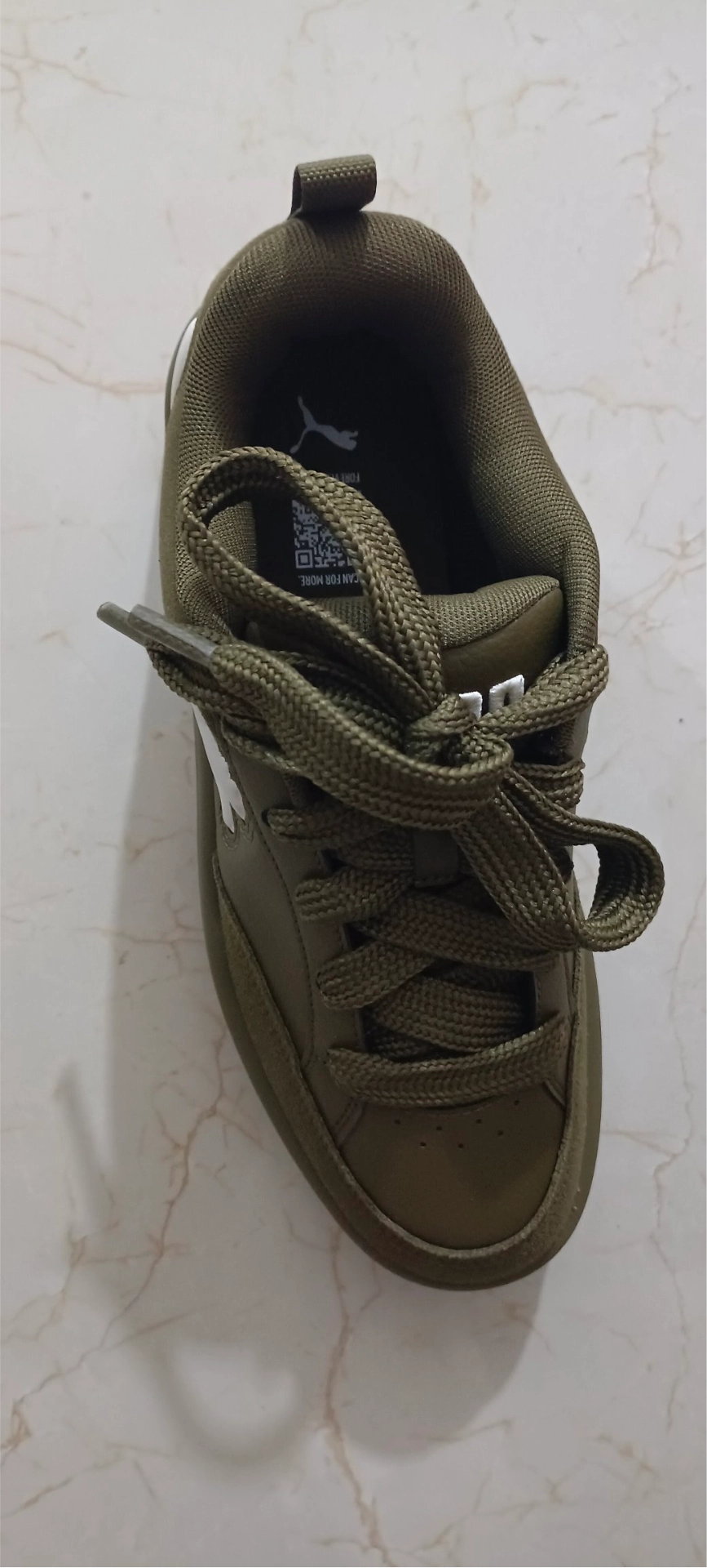 custom review-PUMA Park Lifestyle Устойчивые к истиранию низкие кроссовки для скейтбординга унисекс армейского зеленого цвета