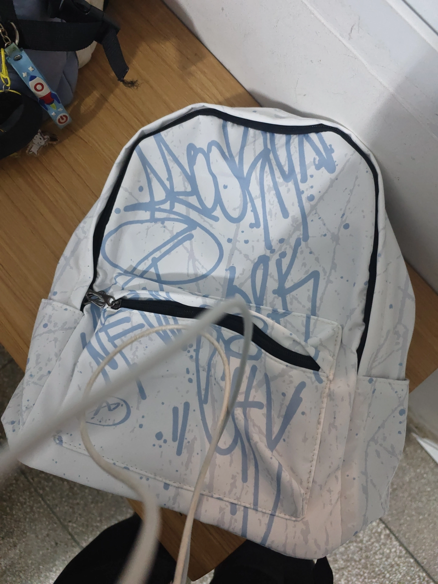 custom review-CAREELL Водонепроницаемый тканевый рюкзак унисекс розовый синий серый