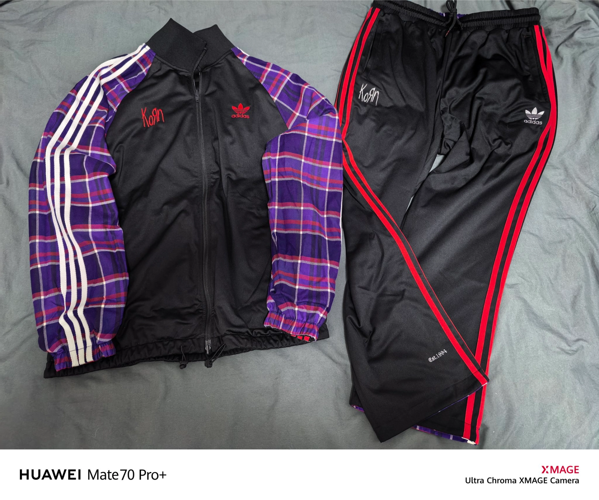 custom review-Adidas Originals x KORN TRACK TOPadidas X KORN FW24 Куртки Пальто Унисекс Черный