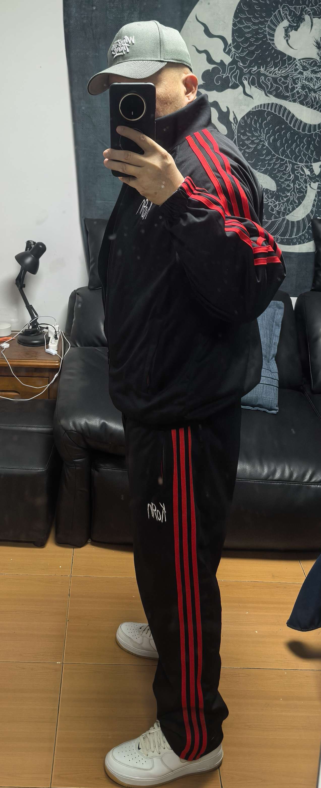 custom review-Adidas Originals x KORN TRACK TOPadidas X KORN FW24 Куртки Пальто Унисекс Черный