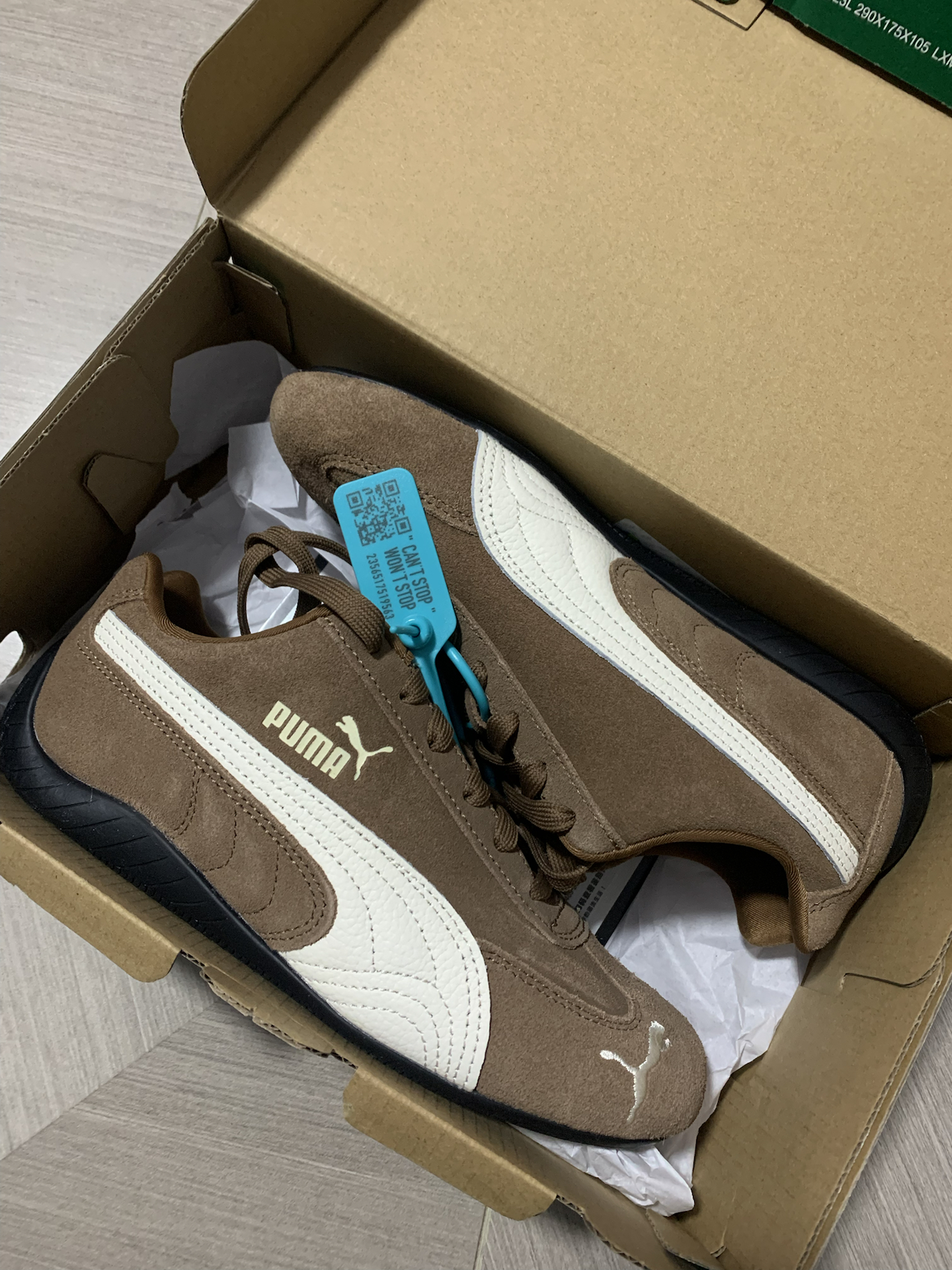 custom review-PUMA Speedcat Collection Устойчивый к истиранию Низкий Топ Повседневная Обувь Унисекс Темно-Коричневый