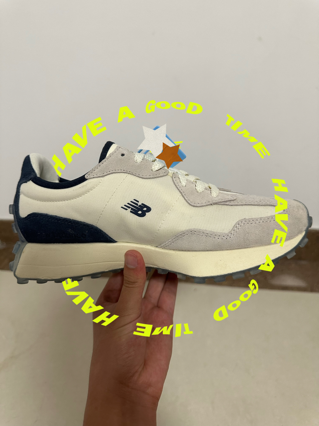 今天分享最近入手的anb brand联名 ✨new balance
它整体是清新