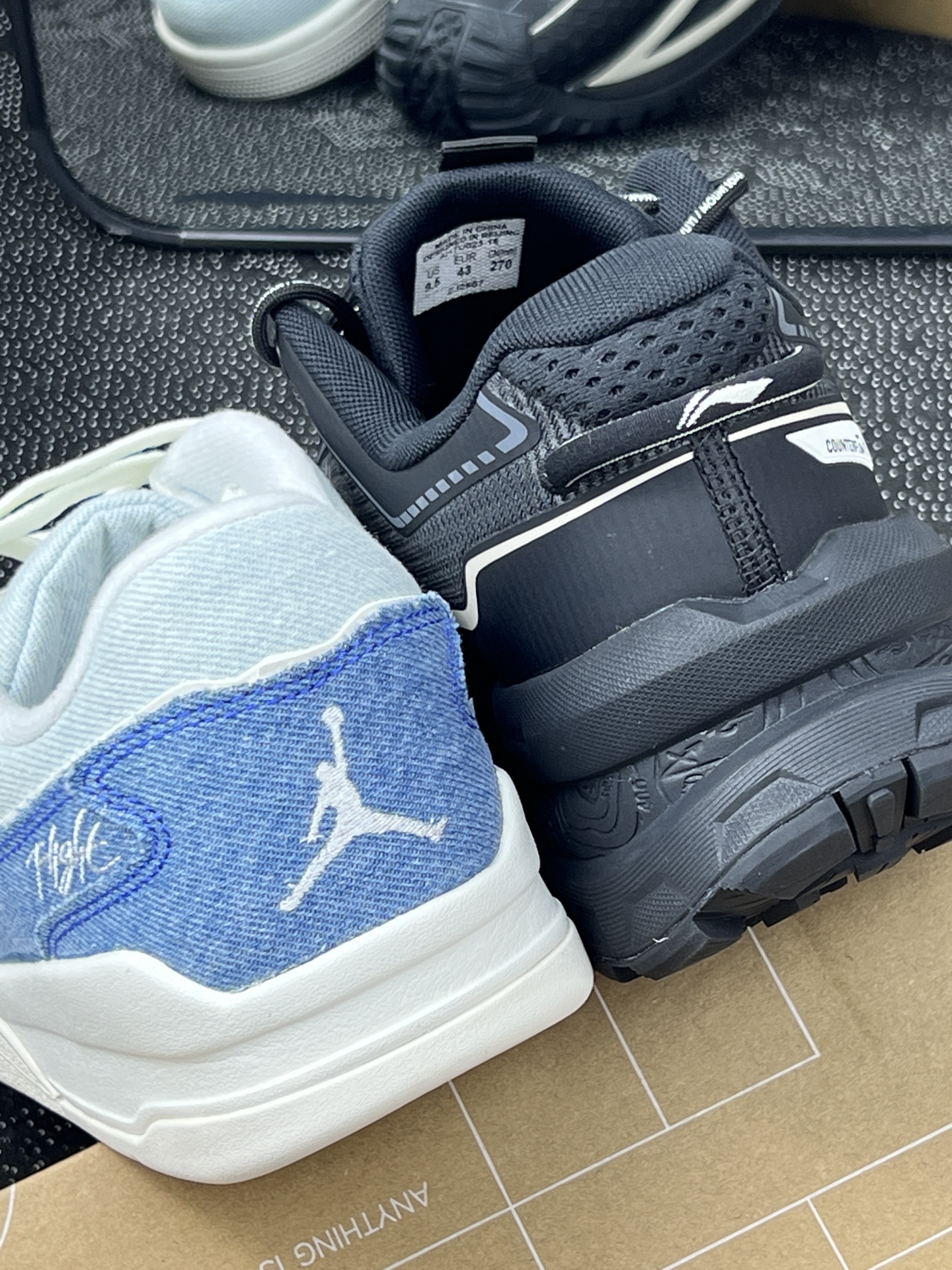 一眼沦陷!酷黑李宁与baby牛仔蓝aj的神仙配色✨