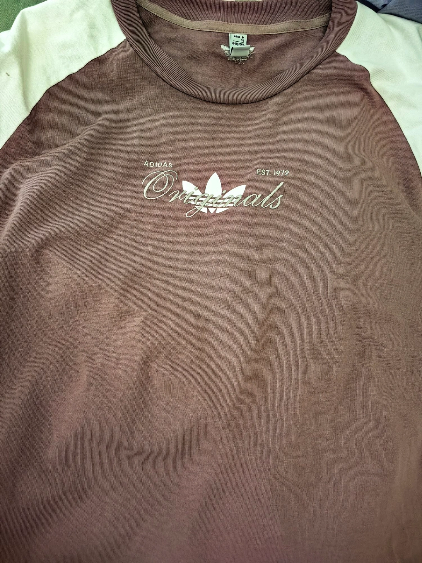 custom review-Adidas Originals Короткое платье с короткими рукавами для женщин фиолетово-розовое