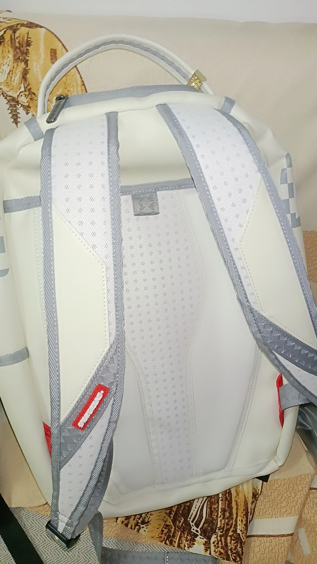 custom review-SPRAYGROUND Рюкзак из ПВХ (поливинилхлорида) большой унисекс натуральный белый