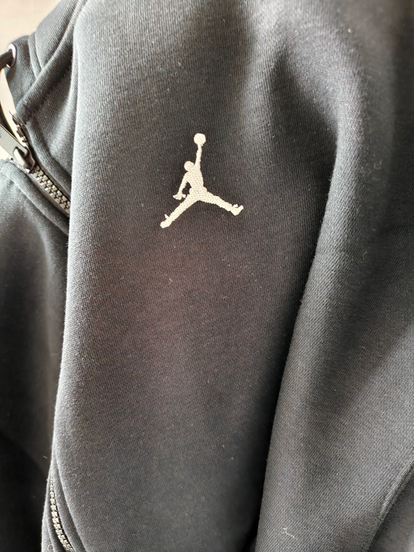 custom review-Jordan Brooklyn Fleece SS25 Толстовка Мужской Черный Парусный Белый