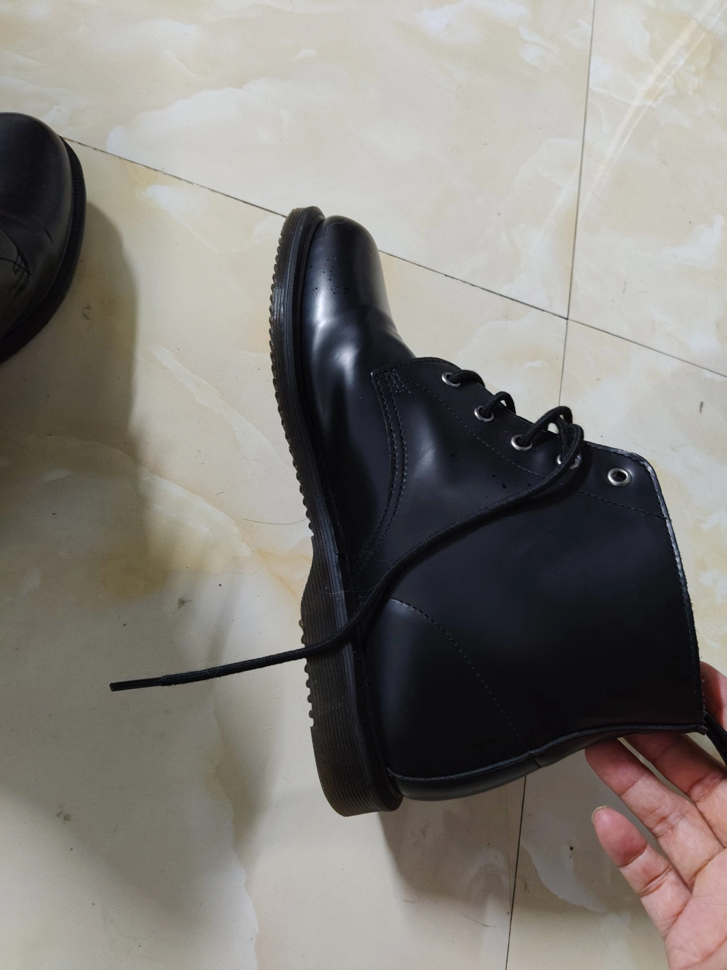 custom review-Dr.Martens Мартин Boot Унисекс Черный