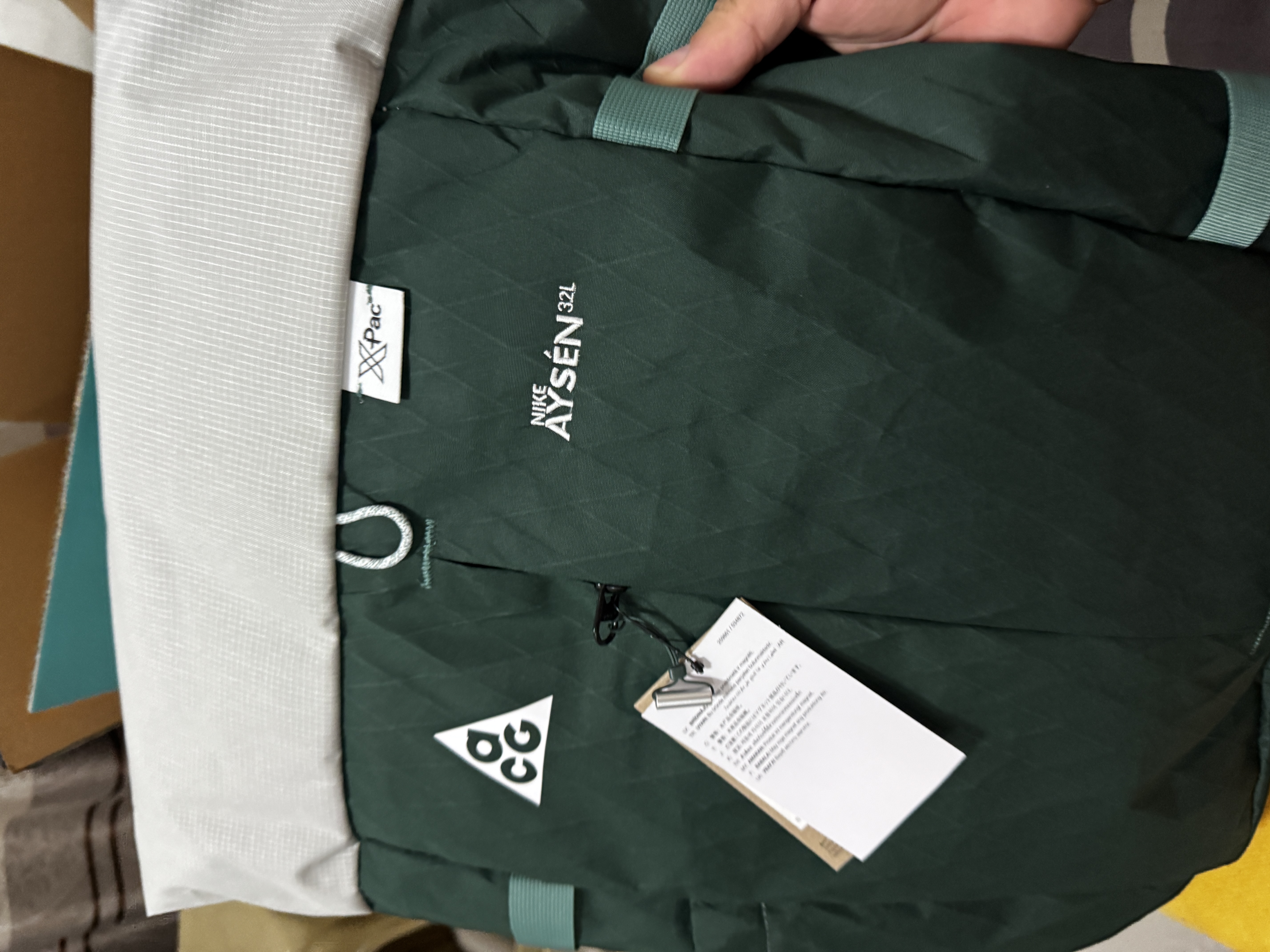 custom review-Nike Полиэстер Рюкзак Стандартный (Standard) Мужской Зеленый