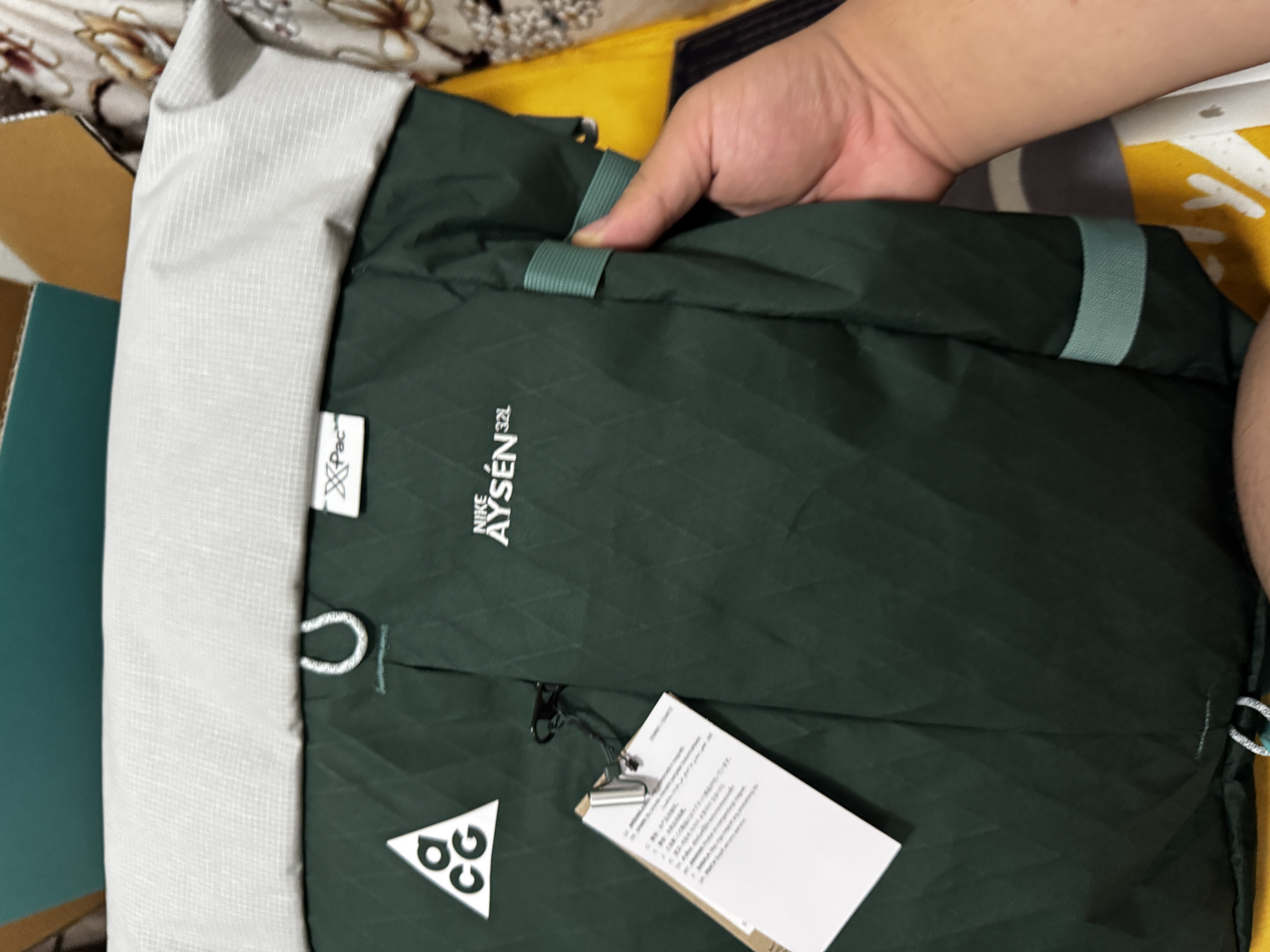 custom review-Nike Полиэстер Рюкзак Стандартный (Standard) Мужской Зеленый