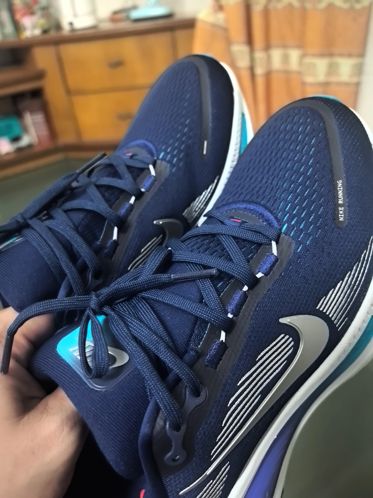 custom review-Nike Vomero 18 Slip-Resistant Abrasion-Resistant Breathable Low-Top Casual Running Shoes Men's Blue Найк Вомеро 18 Противоскользящий Устойчивый к Износу Дышащий Низкий Топ Повседневные Беговые Кроссовки Мужские Синие