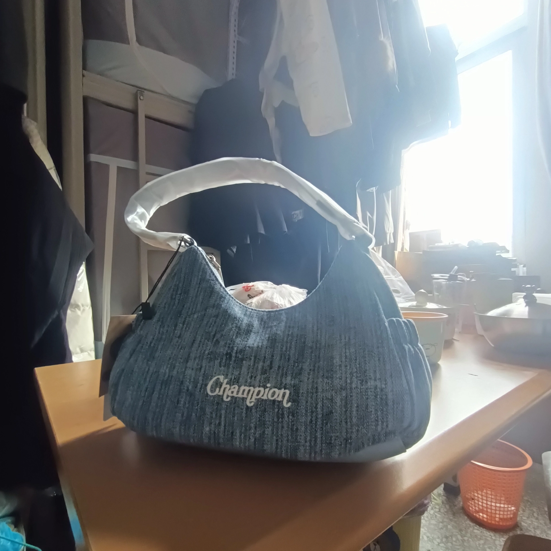 custom review-Champion Ткань Искусственная кожа Сумка через плечо Стандартная (Стандартная) Унисекс