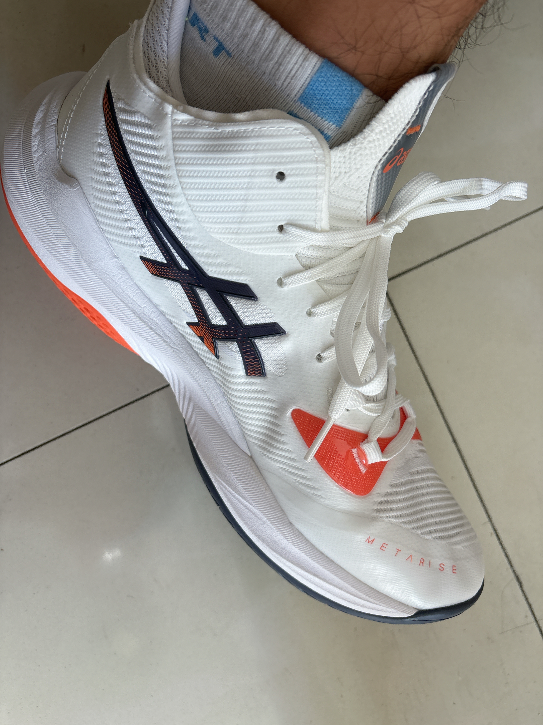 custom review-ASICS Metarise Abrasion Resistant MID Топ Кроссовки для тренировок Мужской Белый