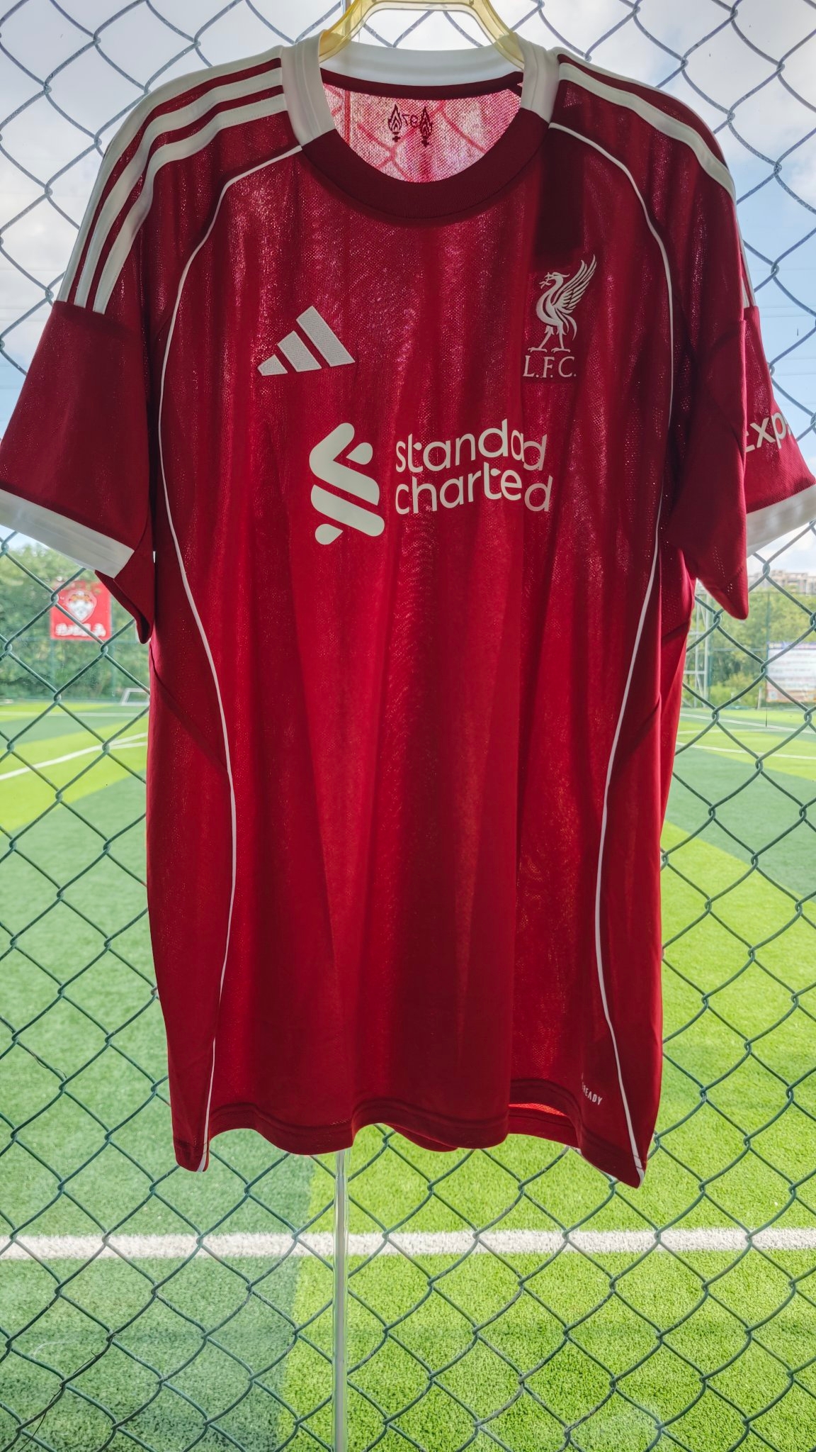 custom review-Adidas AEROREADY Футбол Джерси Мужской Клубничный Красный