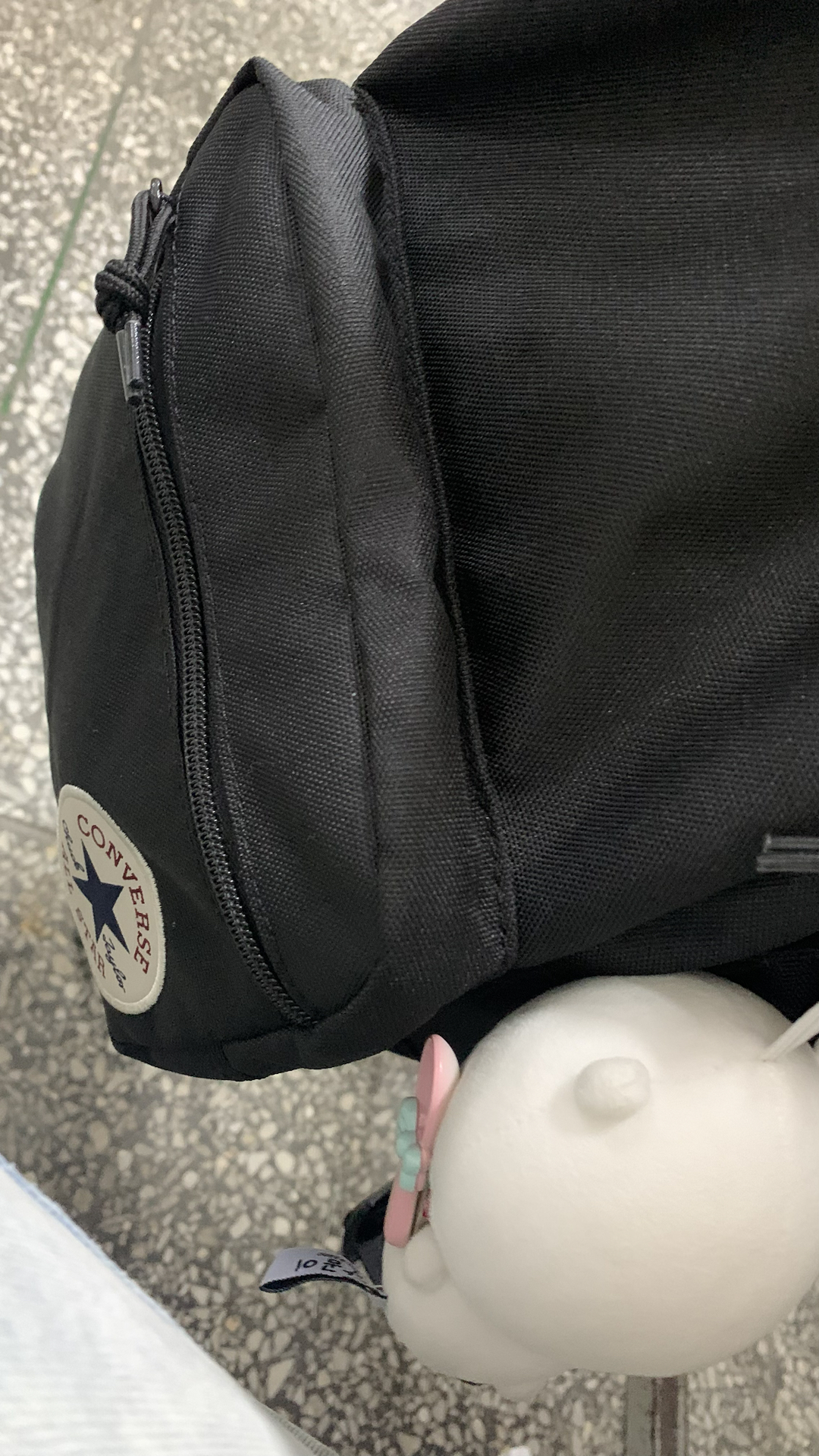 custom review-Конверс Полиэстер Путешественная Сумка Рюкзак Унисекс Черный