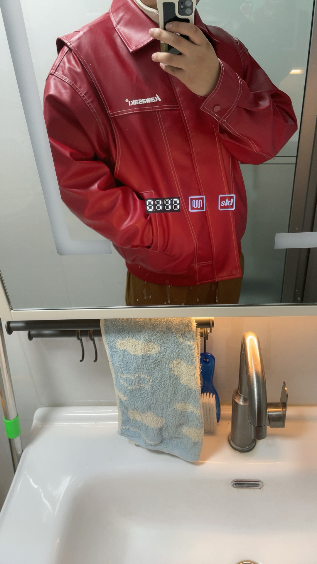 custom review-Кавасаки Унисекс Кожаные Куртки