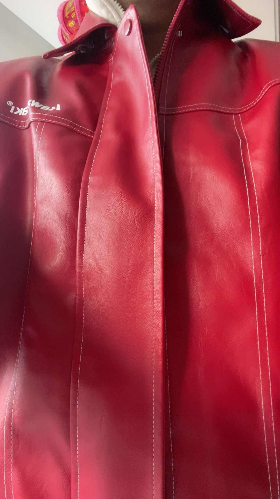 custom review-Кавасаки Унисекс Кожаные Куртки