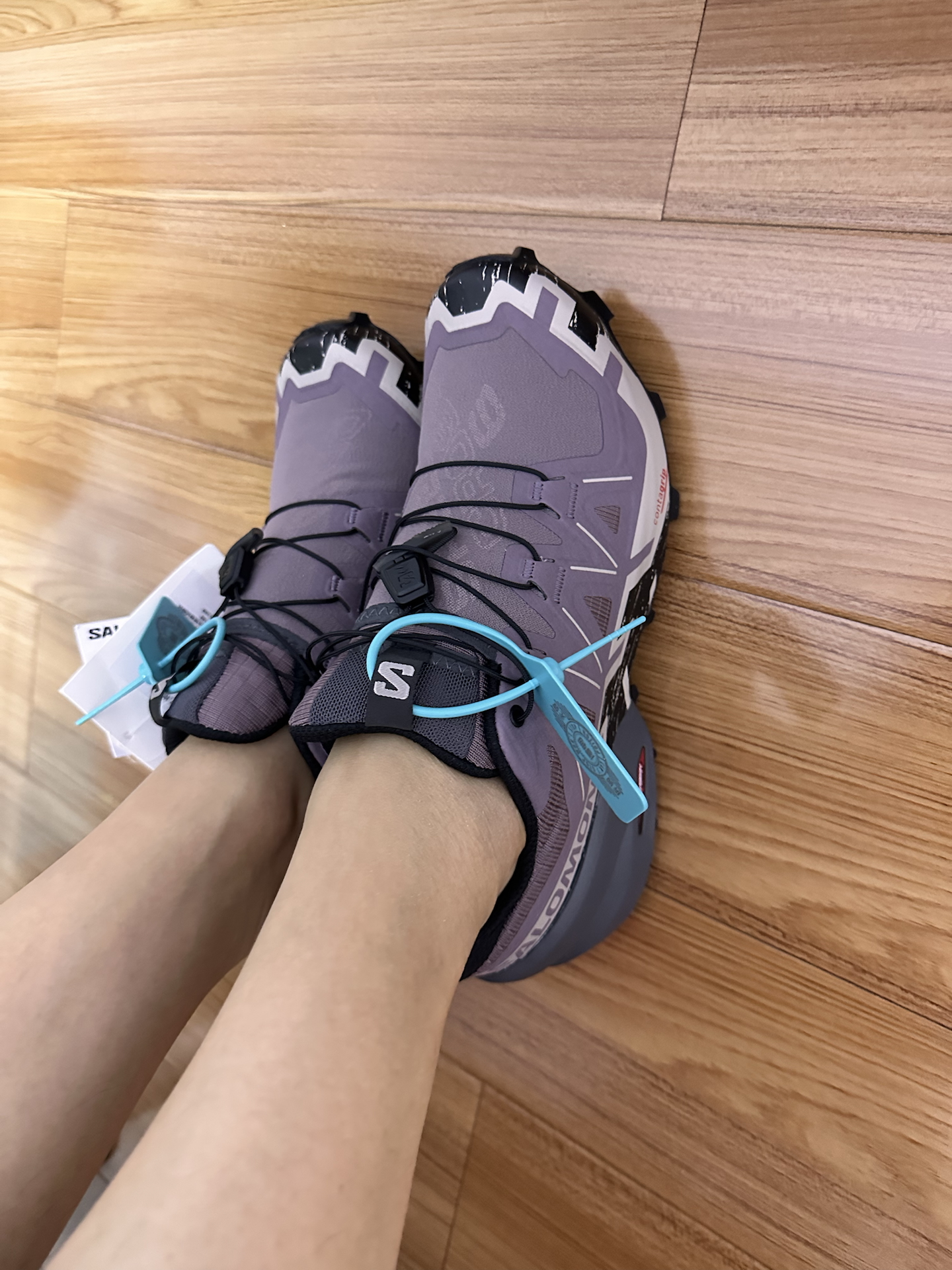 custom review-SALOMON Speedcross 6 Амортизация Поддержка Сцепление Низкий Топ Альпинистская Обувь Женская Фиолетовая Черная