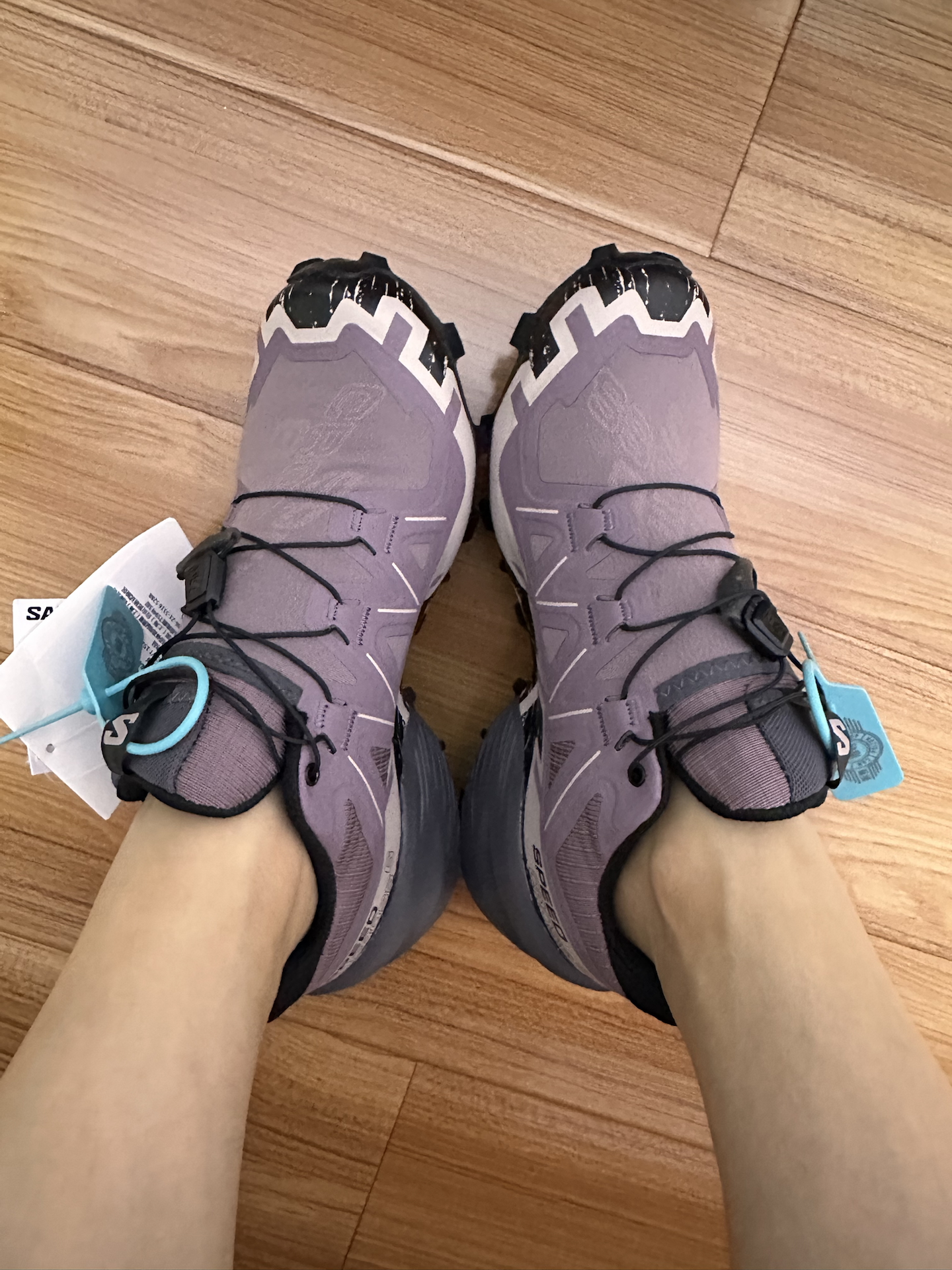 custom review-SALOMON Speedcross 6 Амортизация Поддержка Сцепление Низкий Топ Альпинистская Обувь Женская Фиолетовая Черная