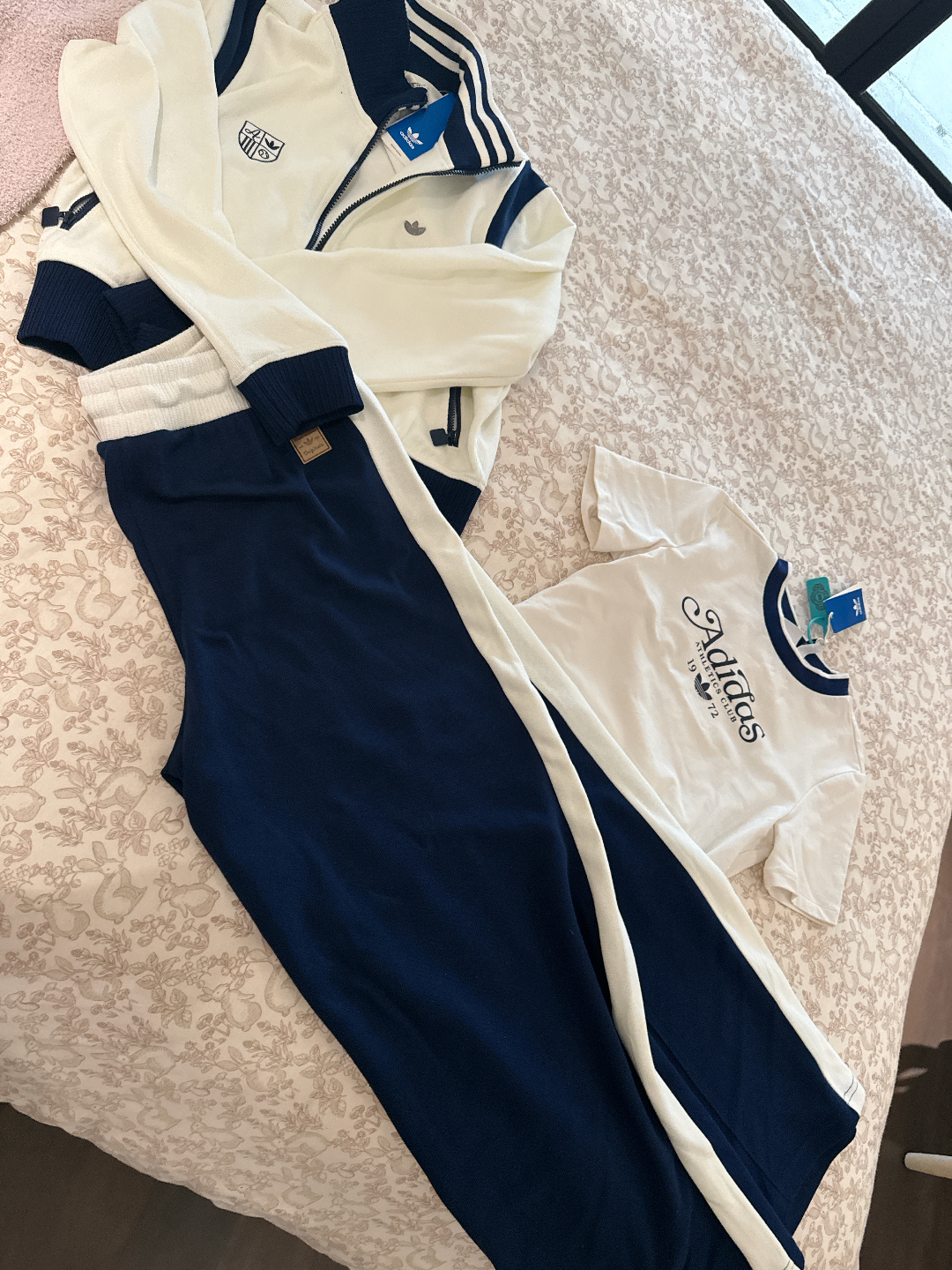 custom review-Adidas Originals RETROTRACK Топ Sporty Клуб Куртки Пальто Женские Нефритовый Белый