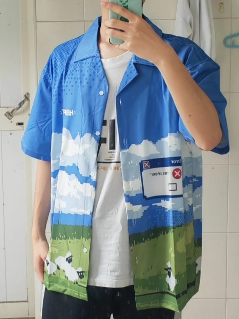 custom review-HELIPORT Рубашка Унисекс С принтом по всей поверхности Цвет